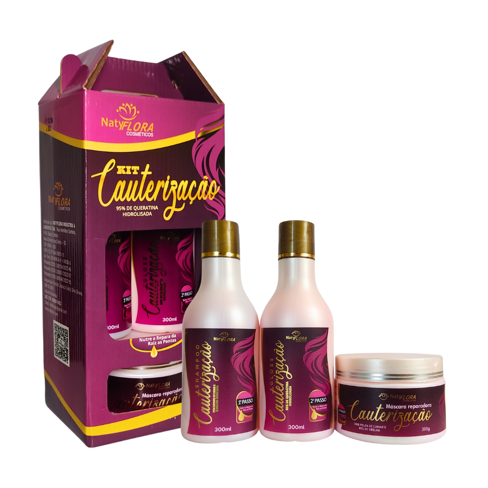 Foto do Kit cauterização versão 300ml